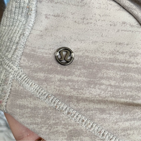 Lululemon silver spoon grey Post Sweat Pullover 1/2 zip neck hoodie sweatshirt - Picture 8 of 15